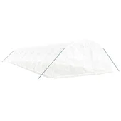 Оранжерия със стоманена рамка бяла 80 м² 16x5x2,3 м - Thumbnail 2