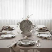 Порцеланов сервиз за хранене 24 части Exo TOPRAKSAN - Thumbnail 2