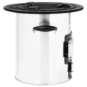 Къмпинг печка на дърва сребърна 51,5x35x30,5 см инокс - Thumbnail 6