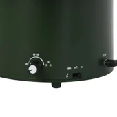 Коледна елха с валящ сняг и основа от чадър, зелена, 75 см - Thumbnail 9