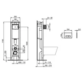 Комплект за вграждане Eurovit Rimless R052701 VIDIMA - Thumbnail 4