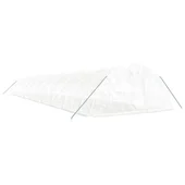 Оранжерия със стоманена рамка бяла 110 м² 22x5x2,3 м - Thumbnail 2