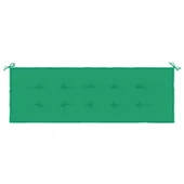 Възглавница за градинска пейка зелена 150x50x3 см оксфорд плат - VL43207 - Thumbnail 4