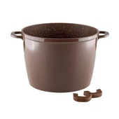 Дълбока тенджера 24x17.5 см 6.5 л шоколад Mia MUHLER - Thumbnail 4