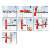 Дюбел за кухини DUOTEC 10x50мм FISCHER - Thumbnail 3