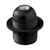 Фасунга бакелитова черна-E27 - VIVALUX - Thumbnail 1