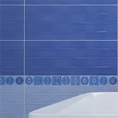 Фаянс 20х50 см Виола тъмносин 5932 KAI - Thumbnail 2