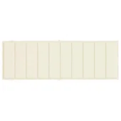 Шалте за шезлонг - кремаво - 186x58x4 см - Оксфорд плат - VL314160 - Thumbnail 4