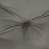 Възглавници за столове 2 бр тъмносиви 100x50x7 см плат - VL4002382 - Thumbnail 8