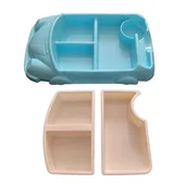 Детски сет за хранене във формата на кола - Thumbnail 6