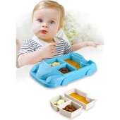 Детски сет за хранене във формата на кола - Thumbnail 9