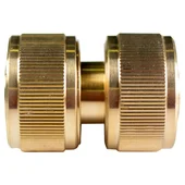 Месингов съединител за маркуч 3/4'' x 3/4'' Тоp Garden - Thumbnail 1