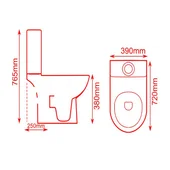 Моноблок 6739 S/PP долно оттичане Hunter INTER CERAMIC - Thumbnail 2