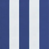 Палетни възглавници 2 бр синьо-бели ивици плат Оксфорд - Thumbnail 9