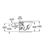 Тоалетна чиния окачена the gap roca - Thumbnail 3