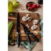Комплект ножове с поставка черно/сребристо OLIVER VOLTZ - Thumbnail 8