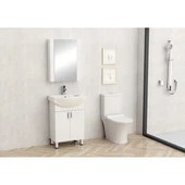 Шкаф за баня с мивка Лего ICC 4255 INTER CERAMIC - Thumbnail 2