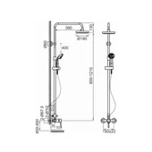 Душ колона Феникс FAYANS (мостра) - Thumbnail 2