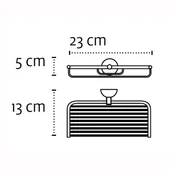 Двойна сапунерка за баня тип мрежа Classico KAPITAN - Thumbnail 2