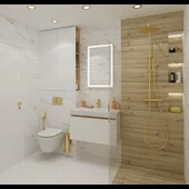 Фаянс 30x90 см Damiano Gold GEOTILES - Thumbnail 3