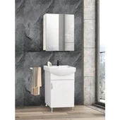 Комплект долен и горен шкаф за баня Лора MAKENA - Thumbnail 1
