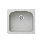 Кухненска гранитна сива мивка 22х50х60см INTER CERAMIC - Thumbnail 1