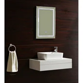 Огледало за баня 50х70см с LED осветление INTER CERAMIC - Thumbnail 1