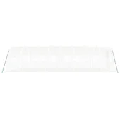 Оранжерия със стоманена рамка бяла 24 м² 8x3x2 м - Thumbnail 4