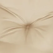 Палетна възглавница, бежова, 120x80x12 см, текстил - Thumbnail 7