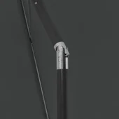 Плажен чадър, антрацит, 180x120 см - Thumbnail 3