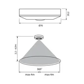 Инфрачервен сензор за движение ROGER SR36 - Thumbnail 2