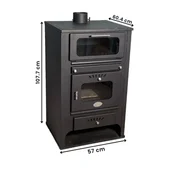 Камина с водна риза и фурна ГФ ВР 16 ZVEZDA - Thumbnail 5