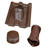 Капак за отдушник DuroVent тъмнокафяв BRAMAC - Thumbnail 1