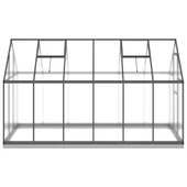 Оранжерия -поликарбонат - стоманена основа 334x169x202 см - Thumbnail 3