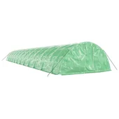 Оранжерия със стоманена рамка зелена 120 м² 24x5x2,3 м - Thumbnail 2