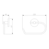 Поставка за тоалетна хартия 106 Орхидея - Thumbnail 2