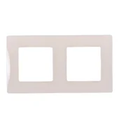Двойна рамка за ел. ключове и контакти цвят крем Legrand Niloe - Thumbnail 1