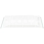 Оранжерия със стоманена рамка бяла 18 м² 6x3x2 м - Thumbnail 4