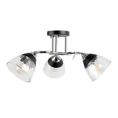 Полилей Telma 3xE27 черно+хром LIGHTEX - Thumbnail 2