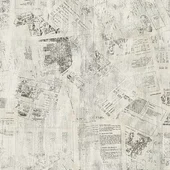 PVC ламперия 25 см 8 мм 2.65 м Newspaper VILO - Thumbnail 1