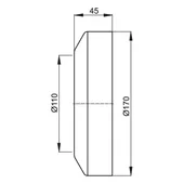 Розетка за WC ф110 пластмаса - Thumbnail 2