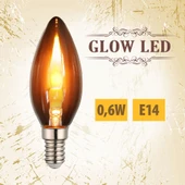 LED лампа филамент 0.6 W E14 Glow VIVALUX - Thumbnail 3