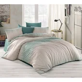 Двоен спален комплект 4 части 100% памук Зелени точки ZAMBAK - Thumbnail 1