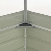 Мини парник с повдигащ покрив, 100x100x77 см, поцинкована стомана - Thumbnail 5