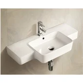 Мивка за баня Дива 87х43х13 см IC-8713 INTER CERAMIC - Thumbnail 1