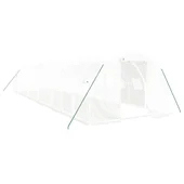 Оранжерия със стоманена рамка бяла 36 м² 12x3x2 м - Thumbnail 1