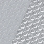 Покривало за басейн, сребристо, 549x274 см, PE - Thumbnail 3