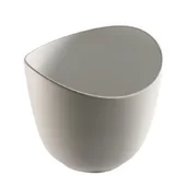 Порцеланов умивалник 36х36х32см бял INTER CERAMIC - Thumbnail 2