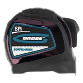 Ролетка с двустранен накрайник 8 м x 25 мм Doppelhaken GROSS - Thumbnail 1