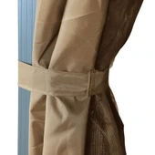 Шатра със завеси, 300x300 см, таупе, алуминий - Thumbnail 5